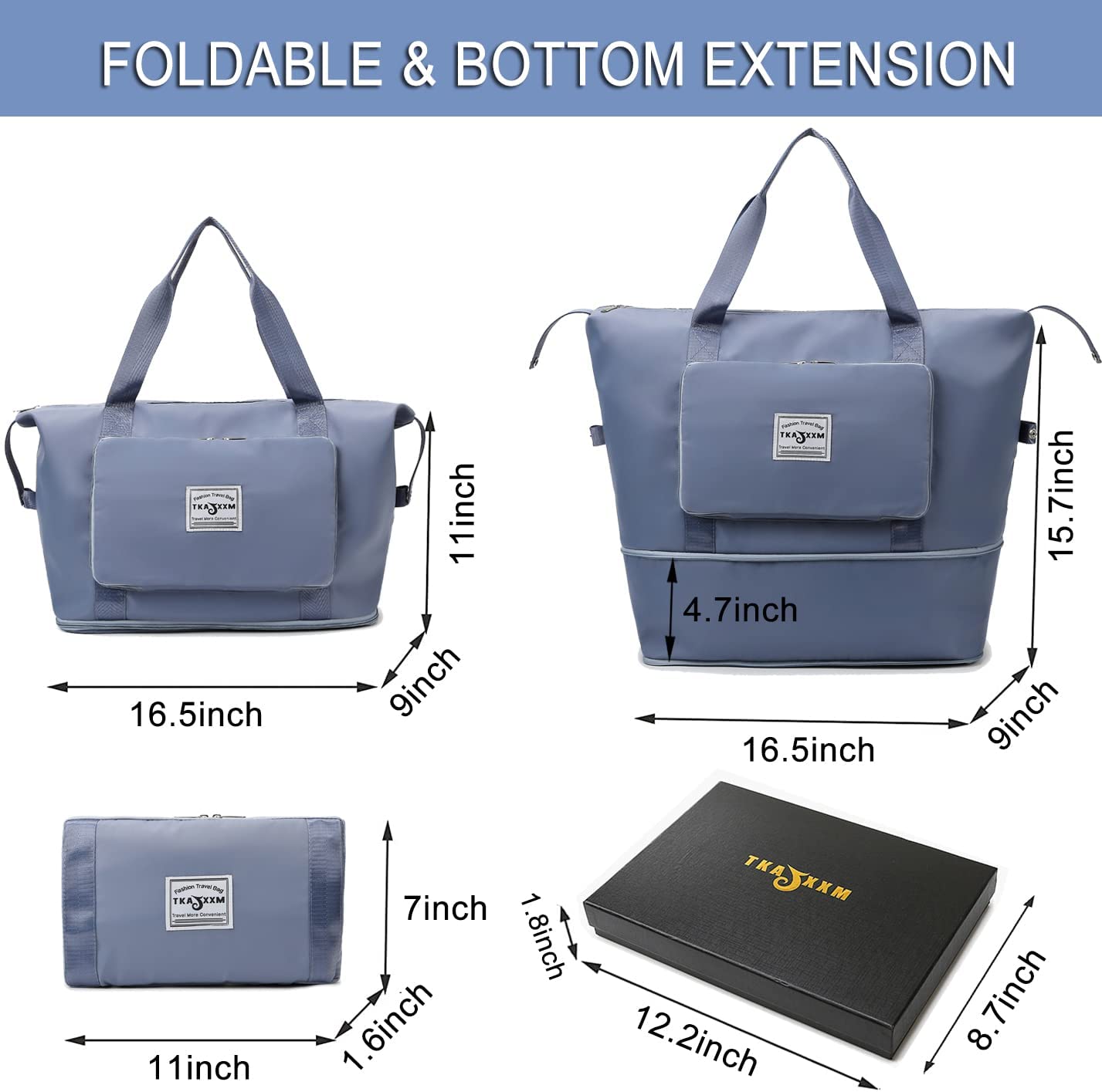 New Foldable Dry/Wet Separation Travel Bag – Plrckysrstar